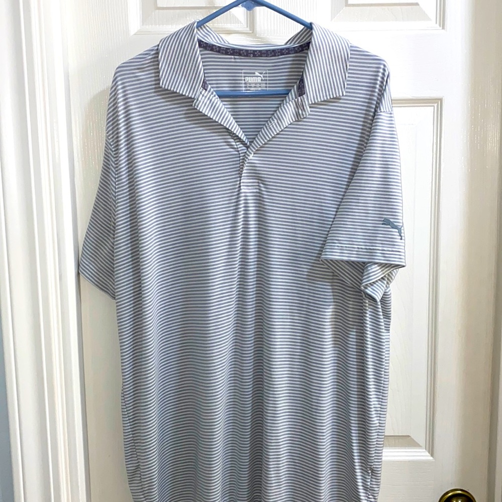 Puma striped polo